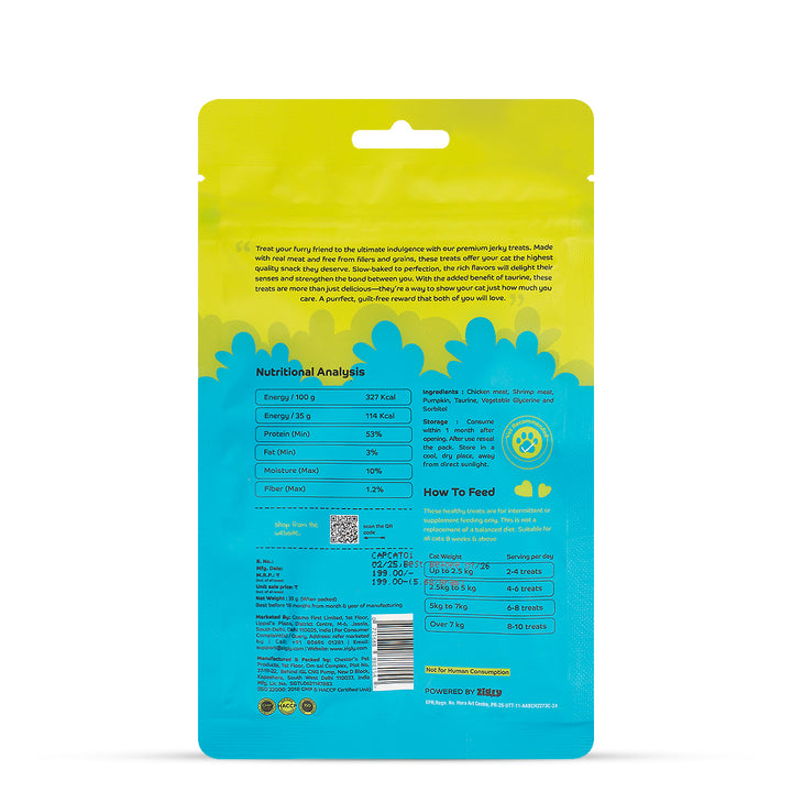 Applod Shrimp with Pumpkin Cat Treat - 35g