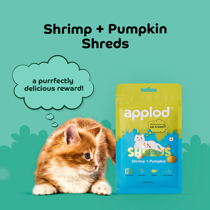 Applod Shrimp with Pumpkin Cat Treat - 35g