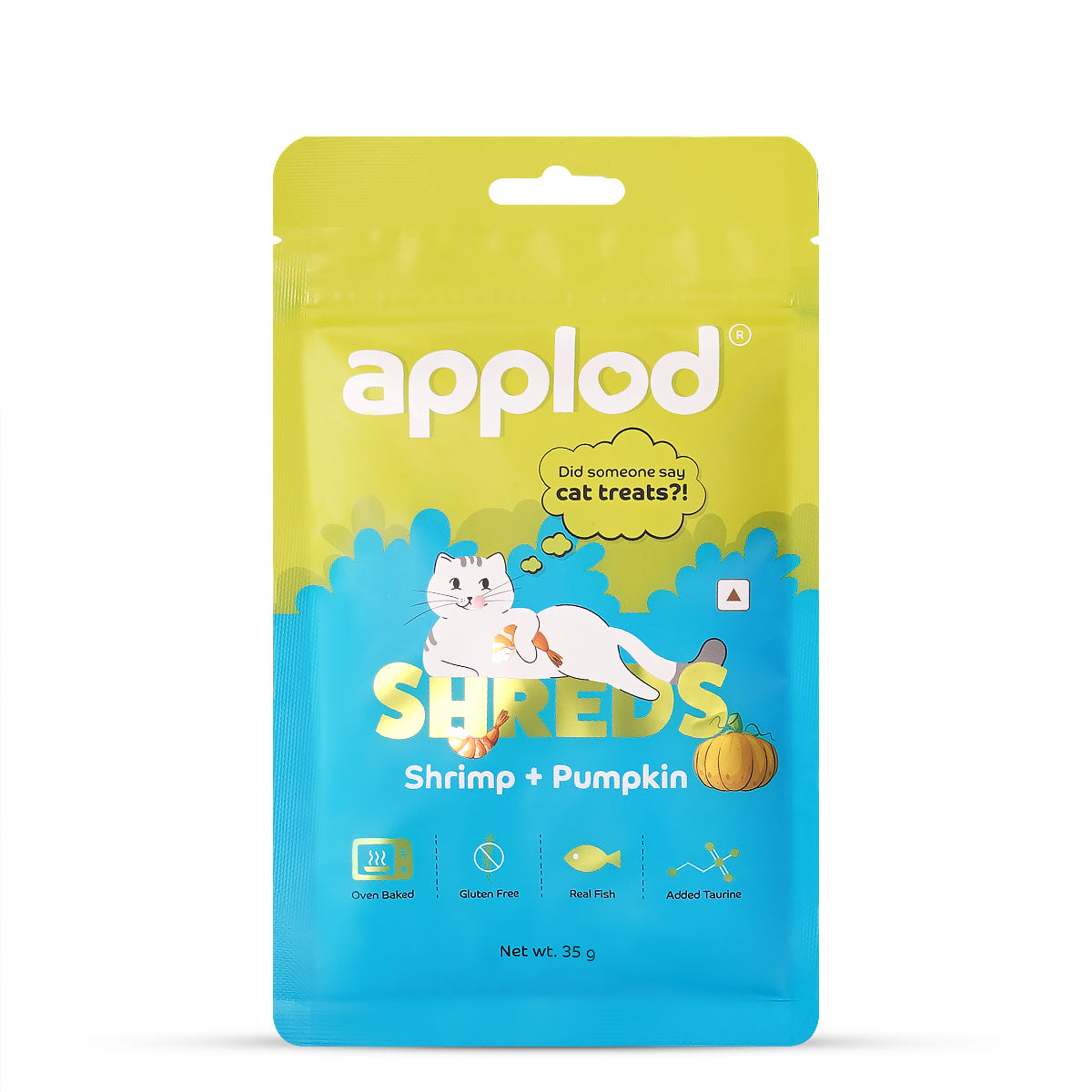 Applod Shrimp with Pumpkin Cat Treat - 35g