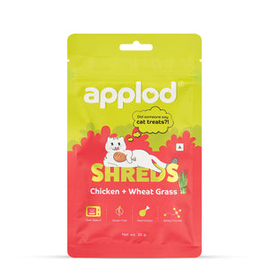 Applod Chicken with Wheat Grass Cat Treat - 35g