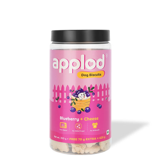 Applod Blueberry & Cheese Dog Biscuits