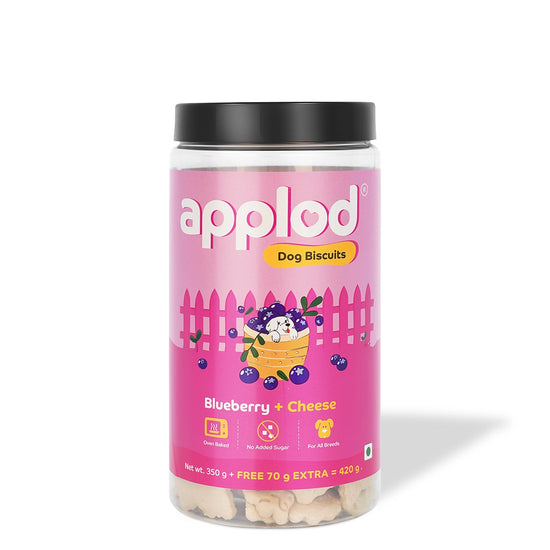 Applod Blueberry & Cheese Dog Biscuits