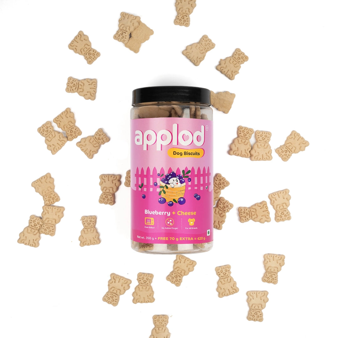 Applod Blueberry & Cheese Dog Biscuits