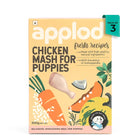 Zigly Applod chicken mash for puppies pack of 3 with fresh recipes and natural ingredients