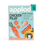 Zigly pack of 5 Applod Chicken Pilaf adult dog food box, illustrated veggies and drumstick