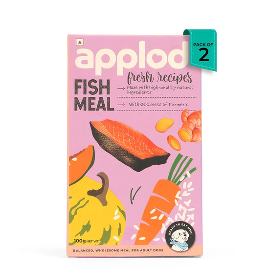 Applod Fresh Fish Meal Dog Food for Adult Dogs