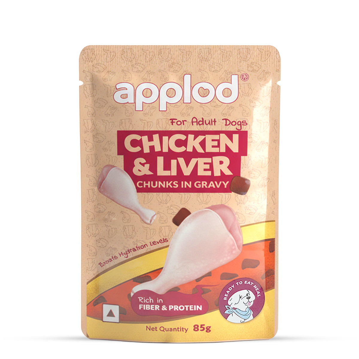 applod-chicken-chunks-liver-in-gravy-wet-dog-food-85g