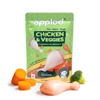 Applod Chicken & Veggies Chunks in Gravy Adult Wet Dog Food - 85g