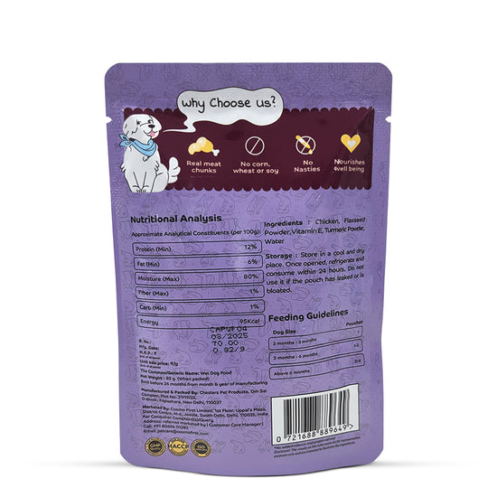 Applod® Chicken Paste Wet Puppy Food – 85g