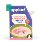 Zigly Applod Chicken and Lamb Bone Broth pack of 12, grain-free, natural nutrient-dense broth