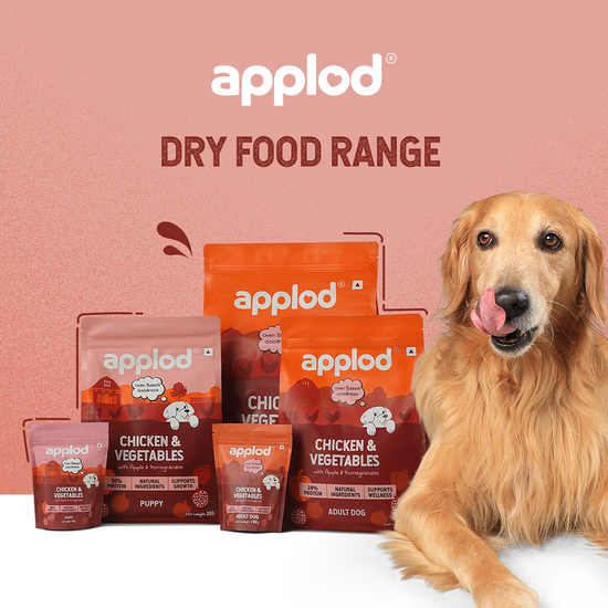 Applod Chicken & Vegetables with Apple & Pomegranate Dry Dog Food for Puppies
