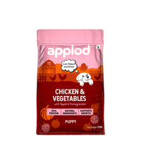 Applod Chicken & Vegetables with Apple & Pomegranate Dry Dog Food for Puppies