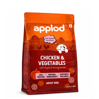 Applod Chicken & Vegetables with Apple & Pomegranate Dry Dog Food for Adult Dogs