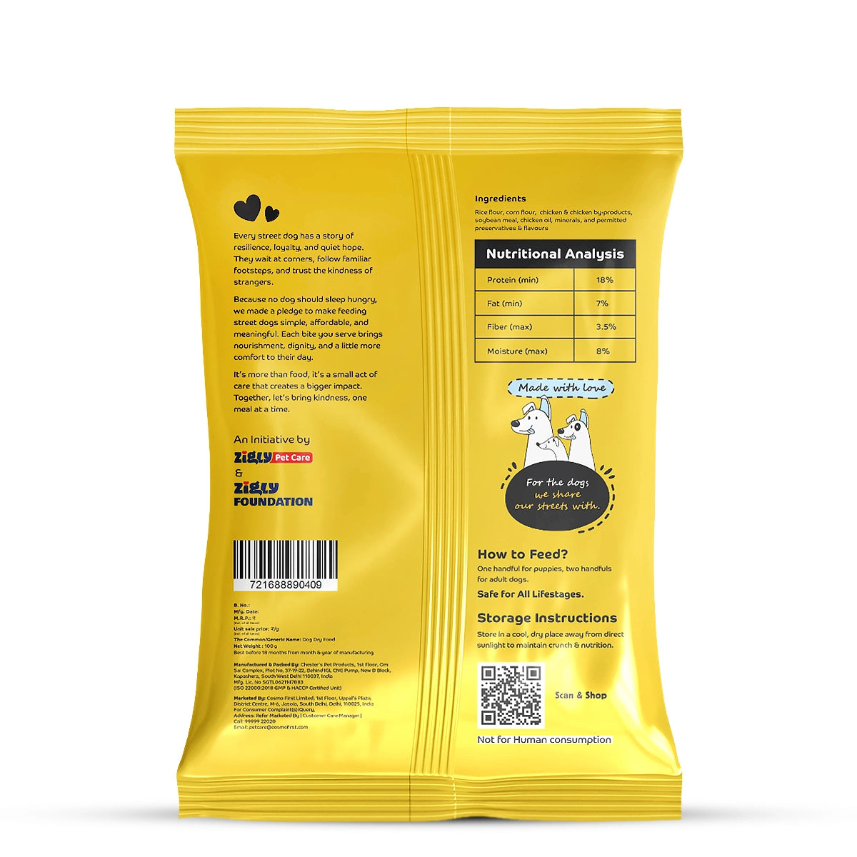 Zigly Cares For The Dogs Dry Dog Food