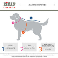 ZL Reversible Ambergini Puffer Dog Jacket