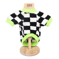 zl-retro-check-teddy-dog-sweatshirt-x-small