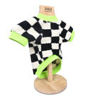 ZL Retro Check Teddy Dog Sweatshirt- X-Small - Zigly