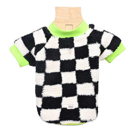 zl-retro-check-teddy-dog-sweatshirt-x-small