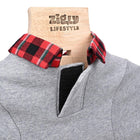 ZL Smoky Warmer with Plaid Check Dog Sweatshirt-3XL - Zigly