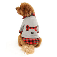 ZL Smoky Warmer with Plaid Check Dog Sweatshirt-3XL