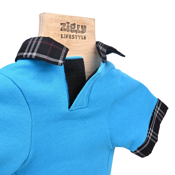 ZL Nighty Warmer with Plaid Check Dog Sweatshirt