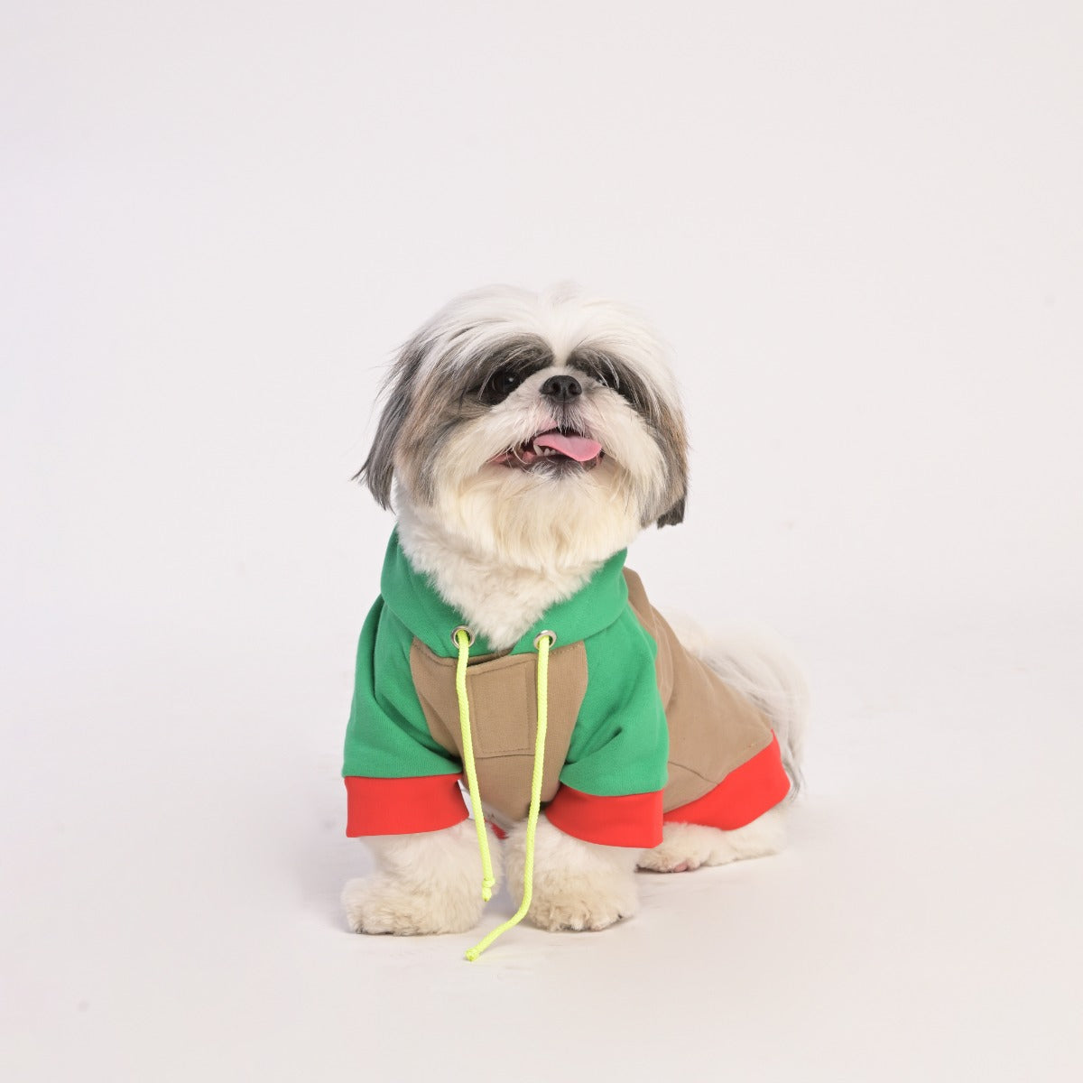 ZL Leafy Vibrant Warmer Hoodie for Dogs