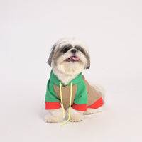 ZL Leafy Vibrant Warmer Hoodie for Dogs