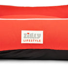 Zl Ultra Soft Red Lounger Bed For Dogs - Zigly