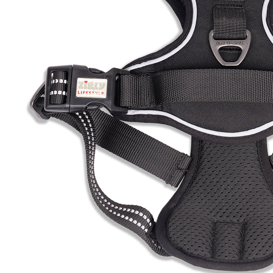 zigly-lifestyle-shadow-guard-adjustable-padded-harness-black