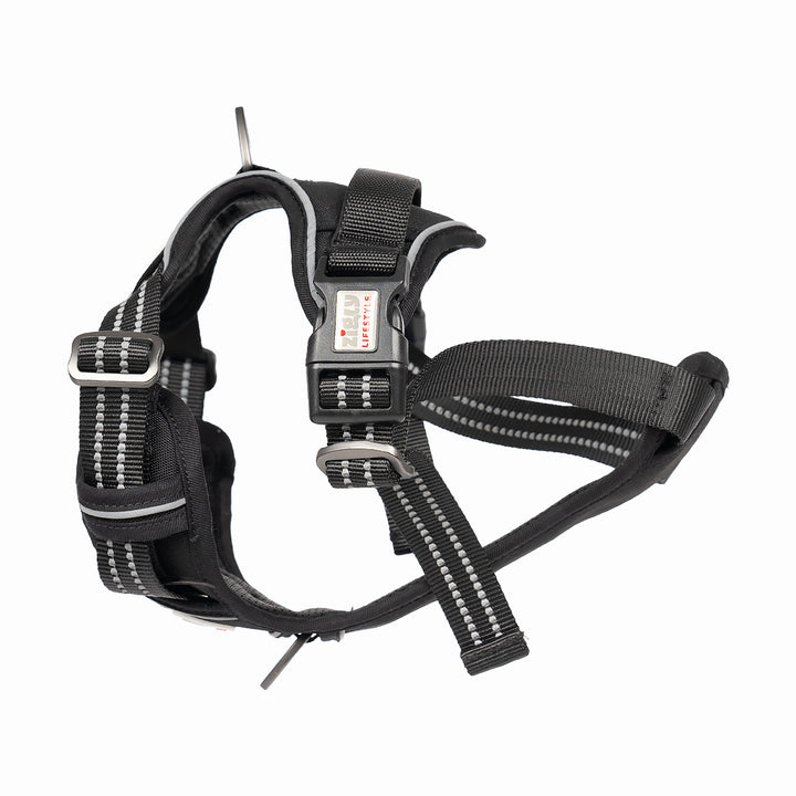 Zigly Lifestyle Shadow Guard Adjustable Padded Harness Black