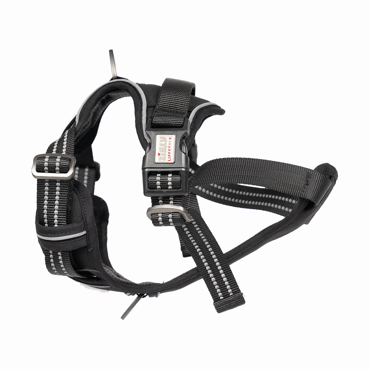 Zigly Lifestyle Shadow Guard Adjustable Padded Harness Black