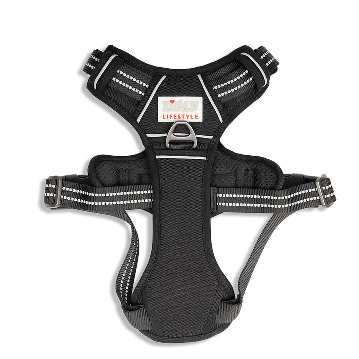 Zigly Lifestyle Shadow Guard Adjustable Padded Harness Black