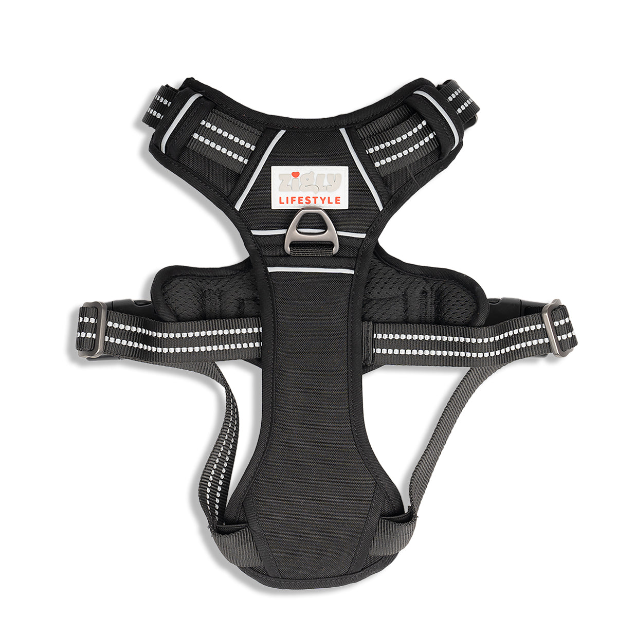 Zigly Lifestyle Shadow Guard Adjustable Padded Harness Black
