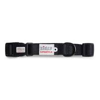 ZL Classic Padded Dog Collar – Black