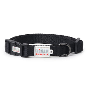 ZL Classic Padded Dog Collar – Black