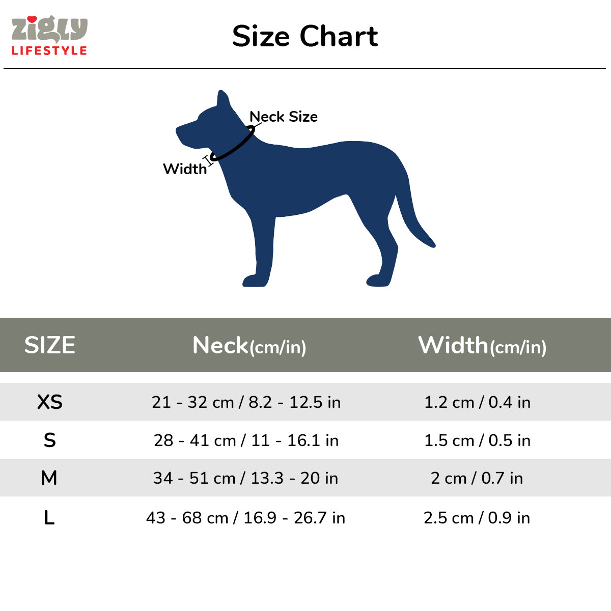 ZL Classic Padded Dog Collar – Red 