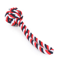 ZL Cotton Ball with Handle Rope Toy - Medium 