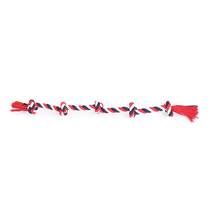 ZL Cotton Five Knot Dog Rope Toy - Large 