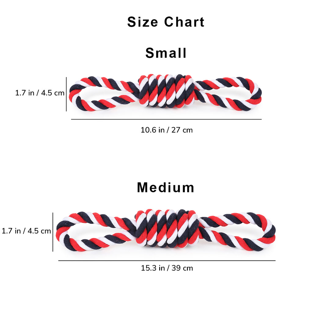 ZL Cotton Two Loop Dog Toy