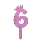 Petsy Birthday Celebration Cake Toppers - No.6 - Zigly
