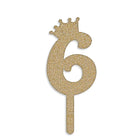 Petsy Birthday Celebration Cake Toppers - No.6 - Zigly