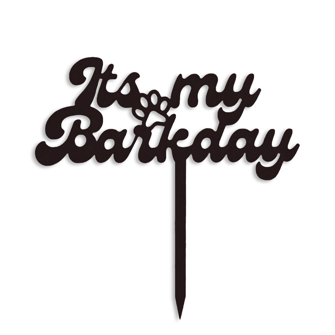 Petsy Birthday Celebration Cake Toppers - It's My Barkday
