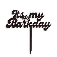 Petsy Birthday Celebration Cake Toppers - It's My Barkday