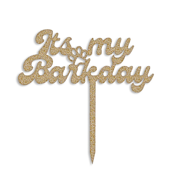 Petsy Birthday Celebration Cake Toppers - It's My Barkday