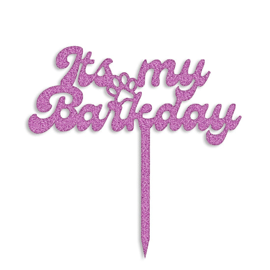 Petsy Birthday Celebration Cake Toppers - It's My Barkday