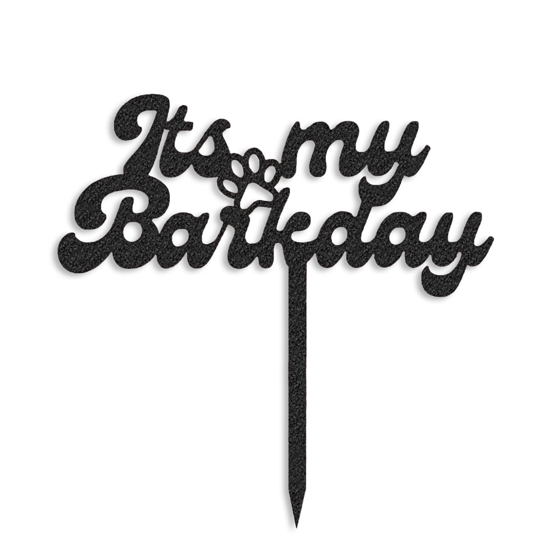 Petsy Birthday Celebration Cake Toppers - It's My Barkday