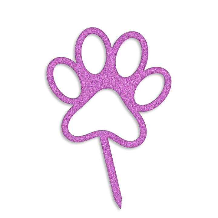 Petsy Birthday Celebration Cake Toppers - Paw