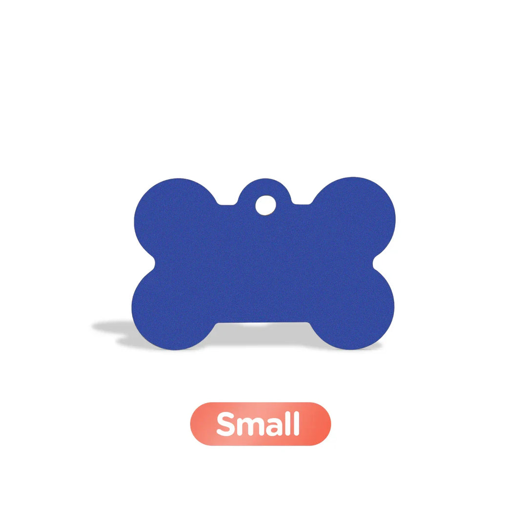 Petsy Personalised Pet Tag - Small Bone for Puppies
