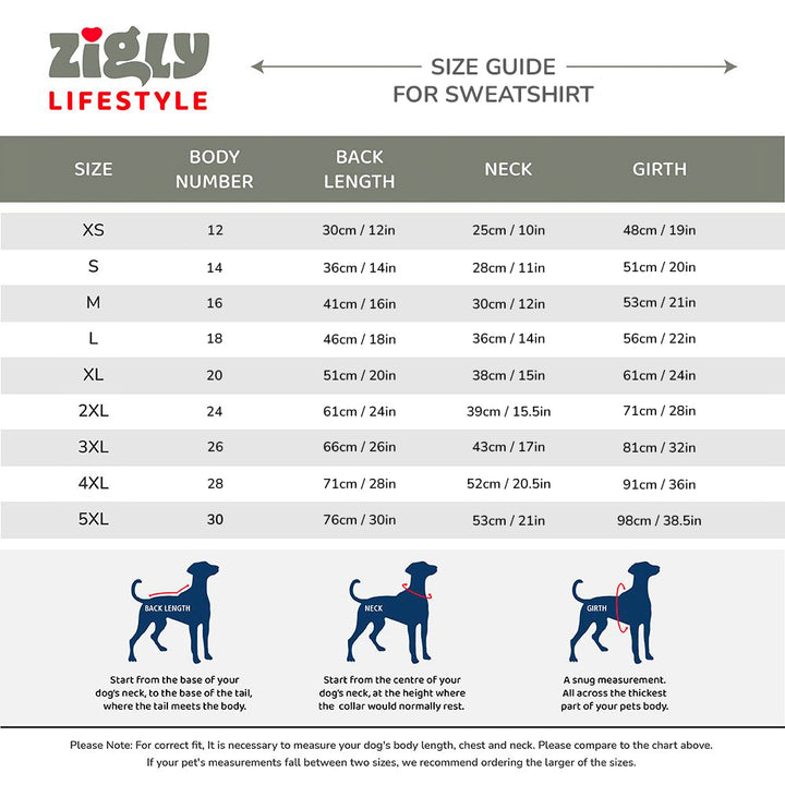 ZL Winterized DuoTone Dog Sweatshirt Orange