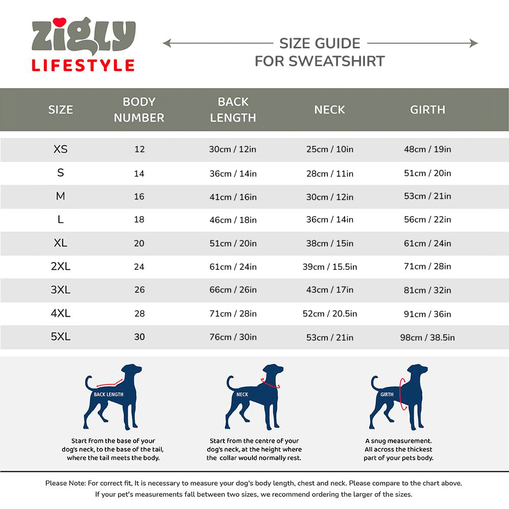 ZL Winterized DuoTone Dog Sweatshirt Orange